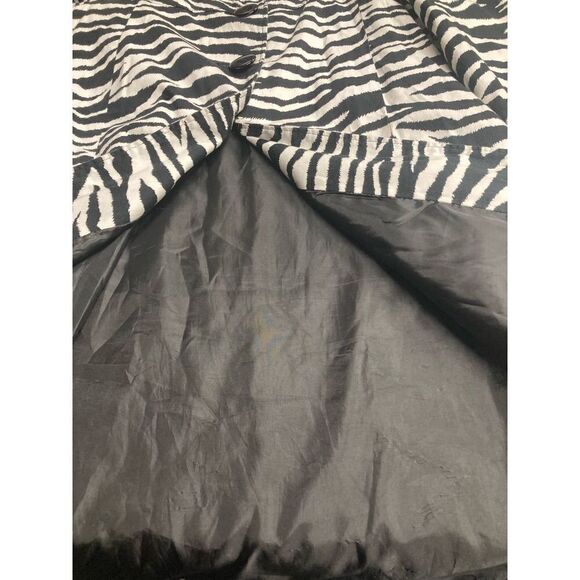 APPRAISAL Women’s Zebra/Animal Print Lightweight  Midi Jacket Size Large - Picture 10 of 12